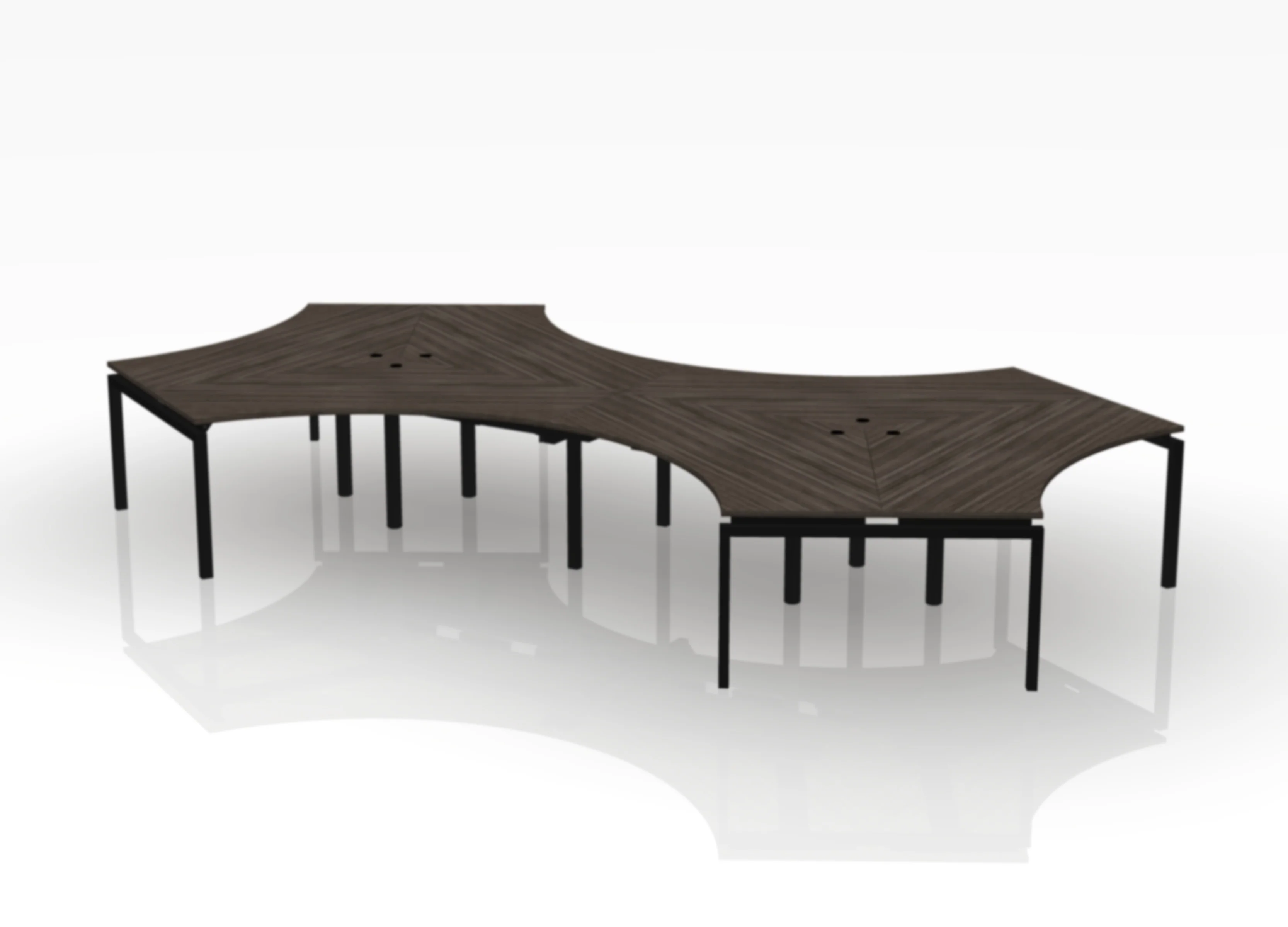 120 Jot Desk - Pod of 6 - Image 7
