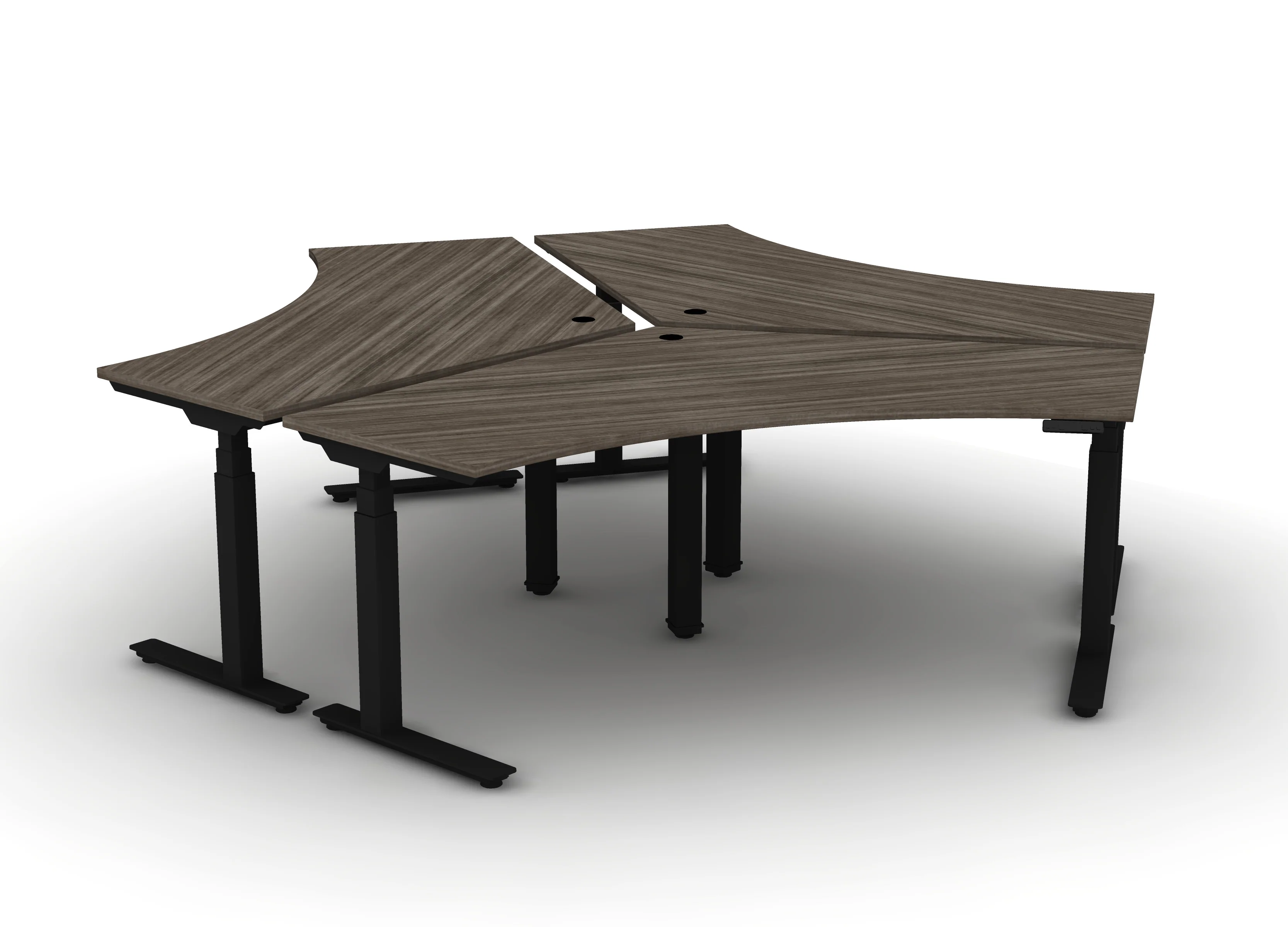 120 Think Desk (sit to stand) - Pod of 3 - Image 11