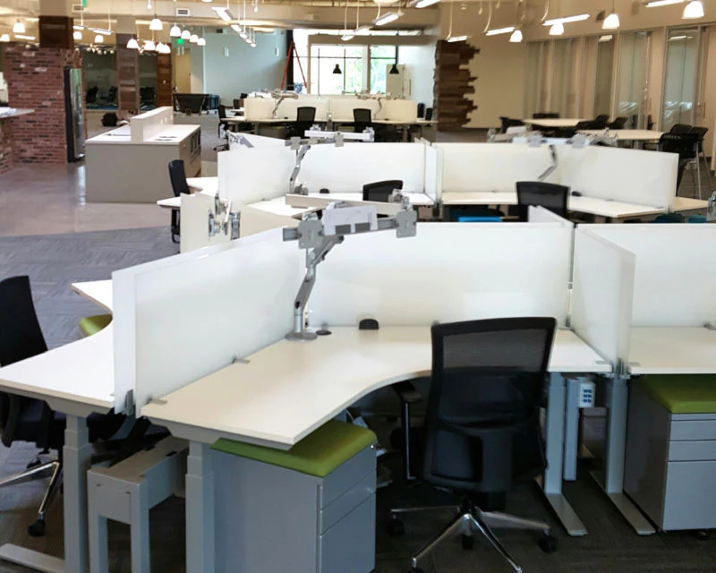 120 Think Desk (sit to stand) - Pod of 3 - Image 19