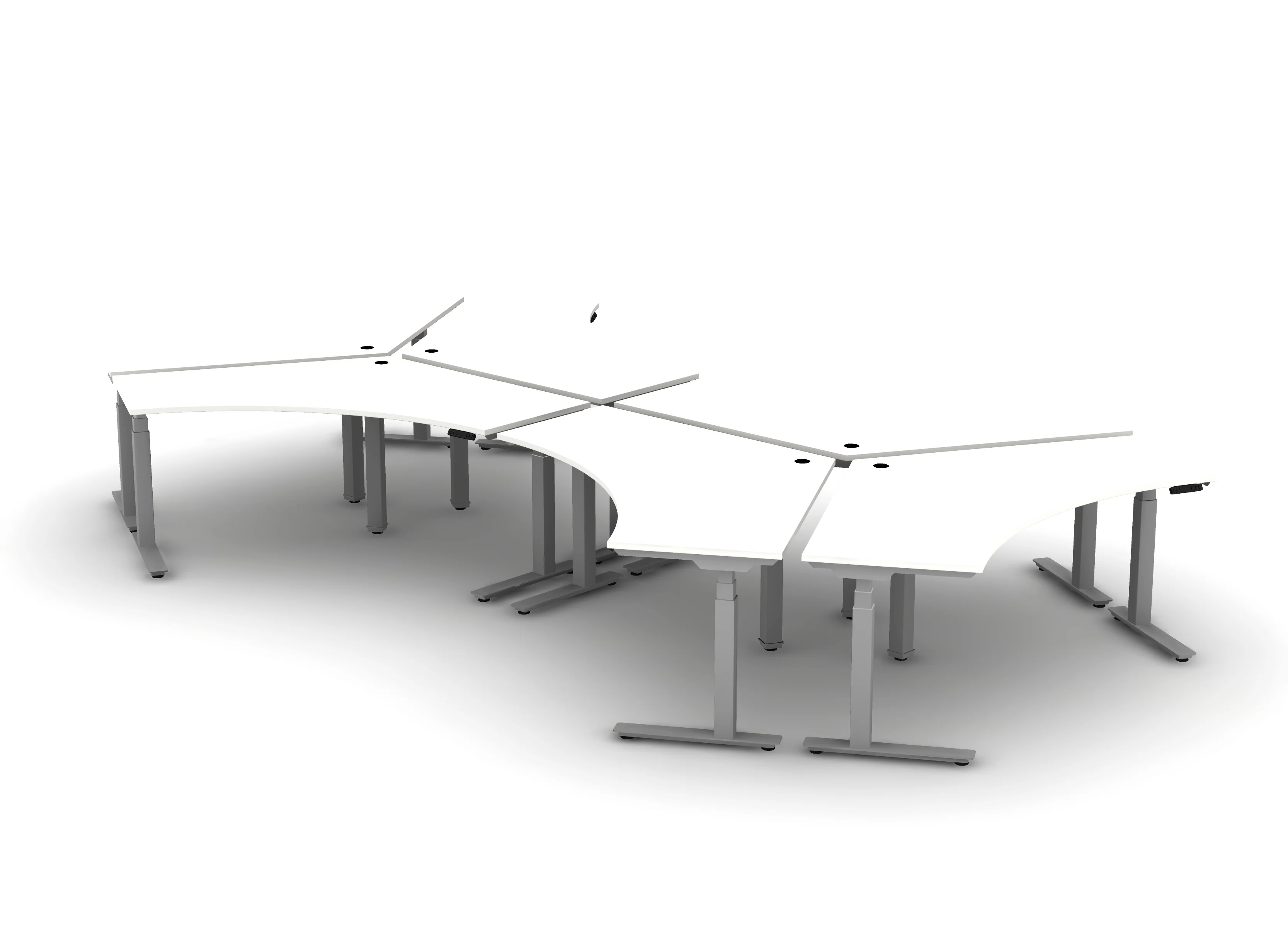 120 Think Desk (sit to stand) - Pod of 6 - Image 11