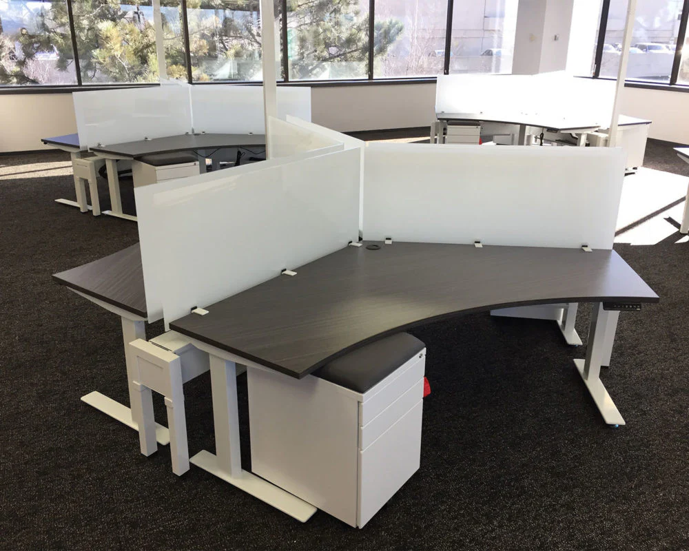 120 Think Desk (sit to stand) - Pod of 6 - Image 3