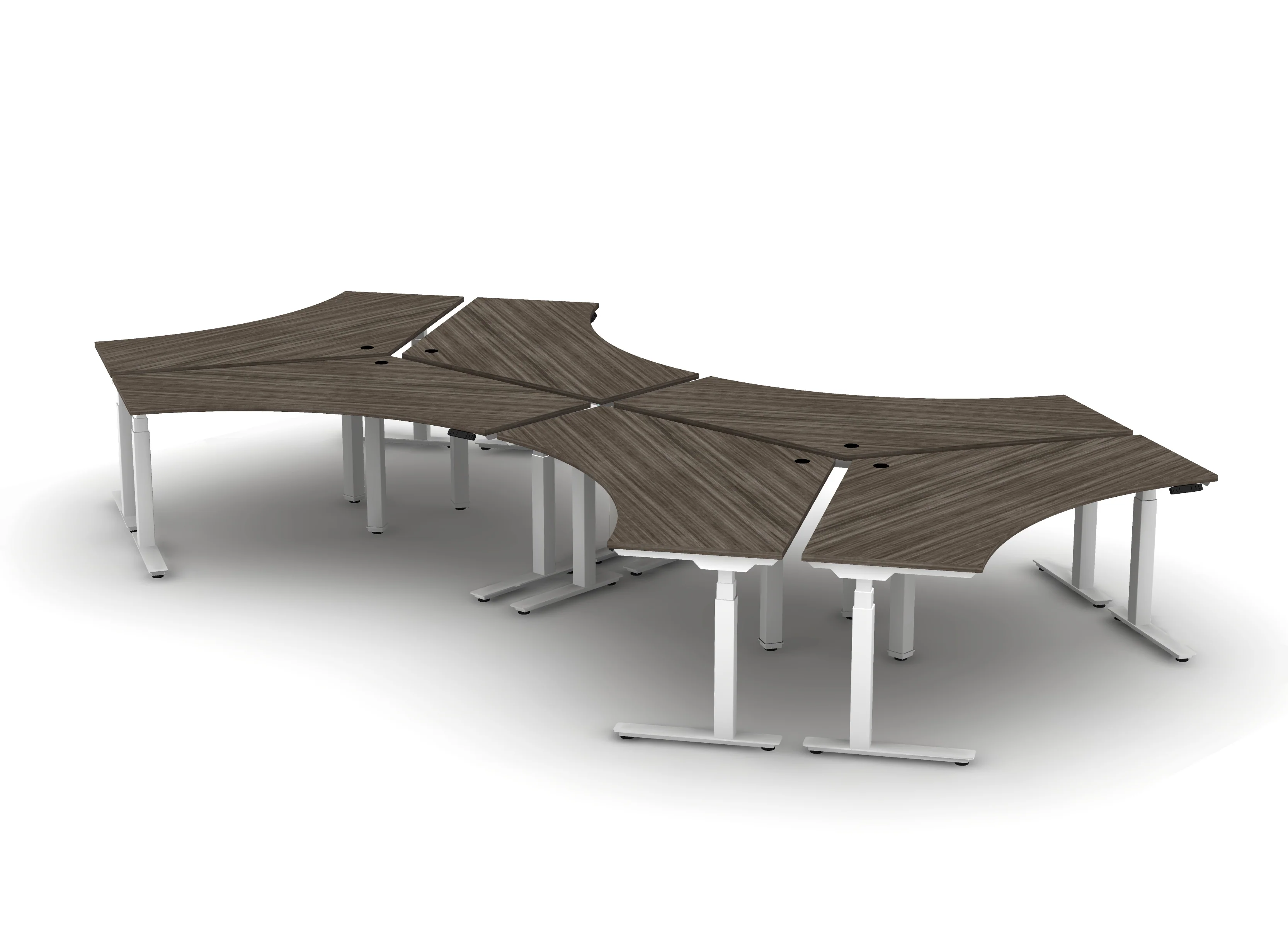 120 Think Desk (sit to stand) - Pod of 6 - Image 9