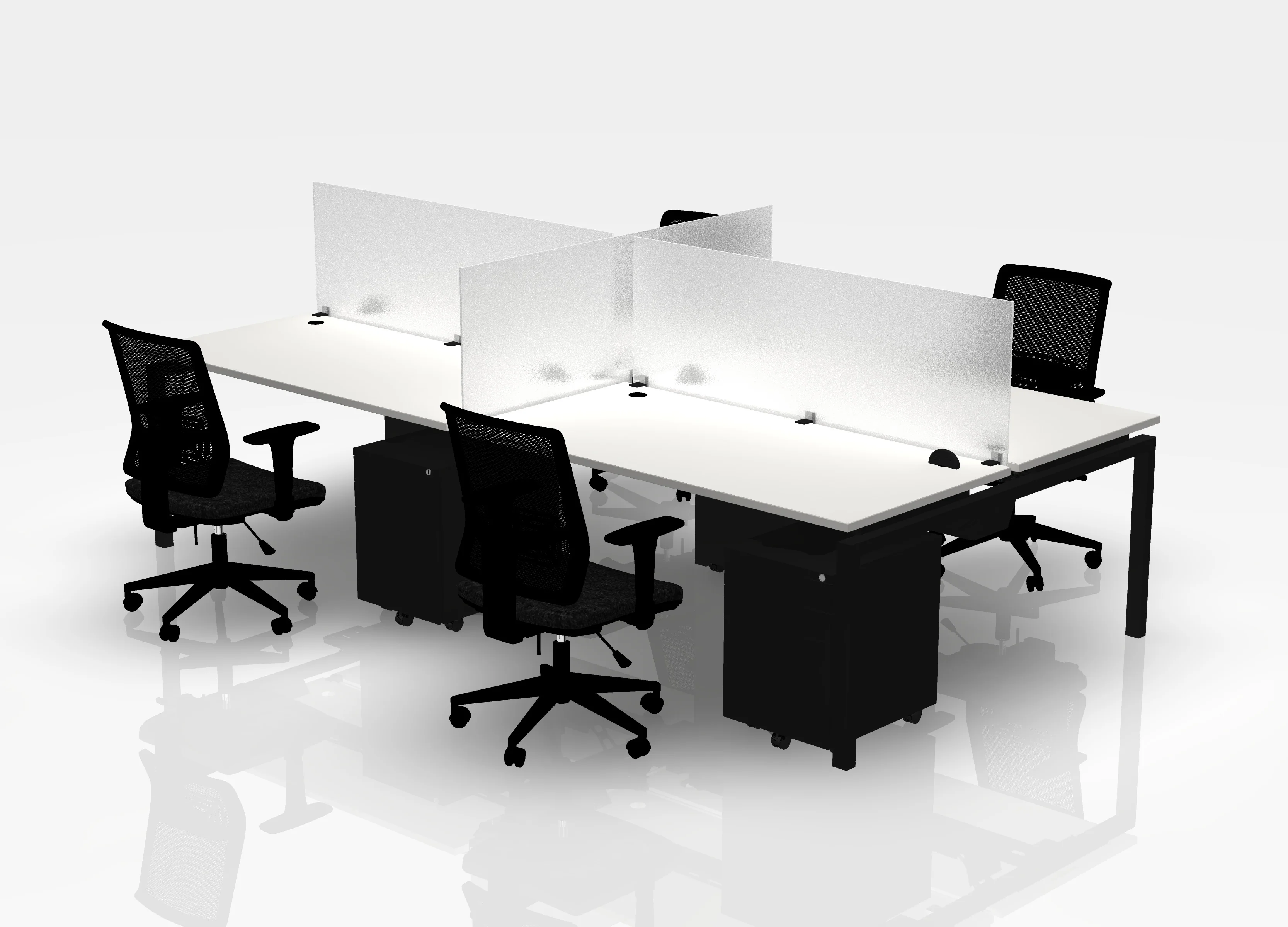 24" Jot Desk Bundle - Pod of 4 - Image 36