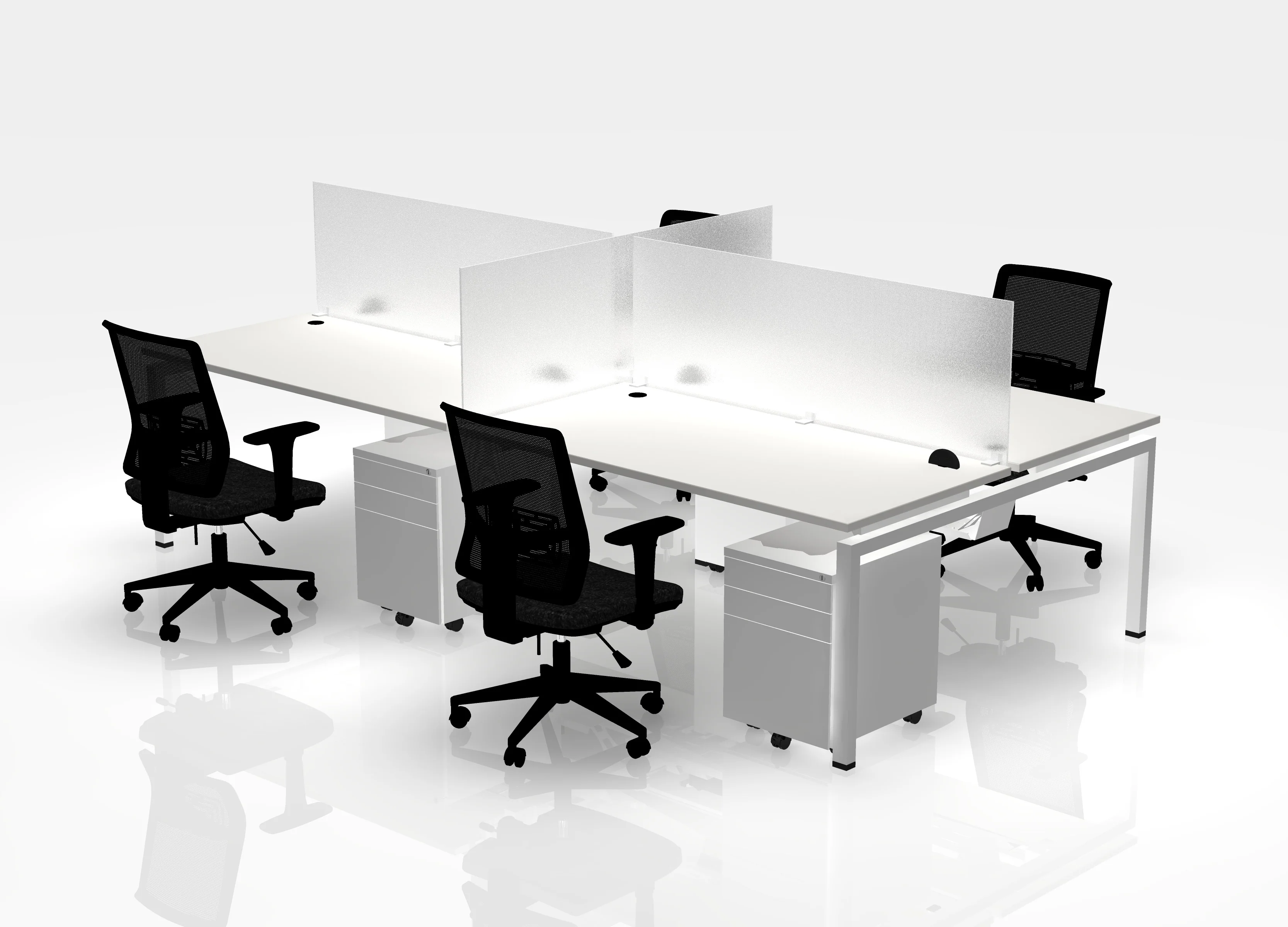 24" Jot Desk Bundle - Pod of 4 - Image 37