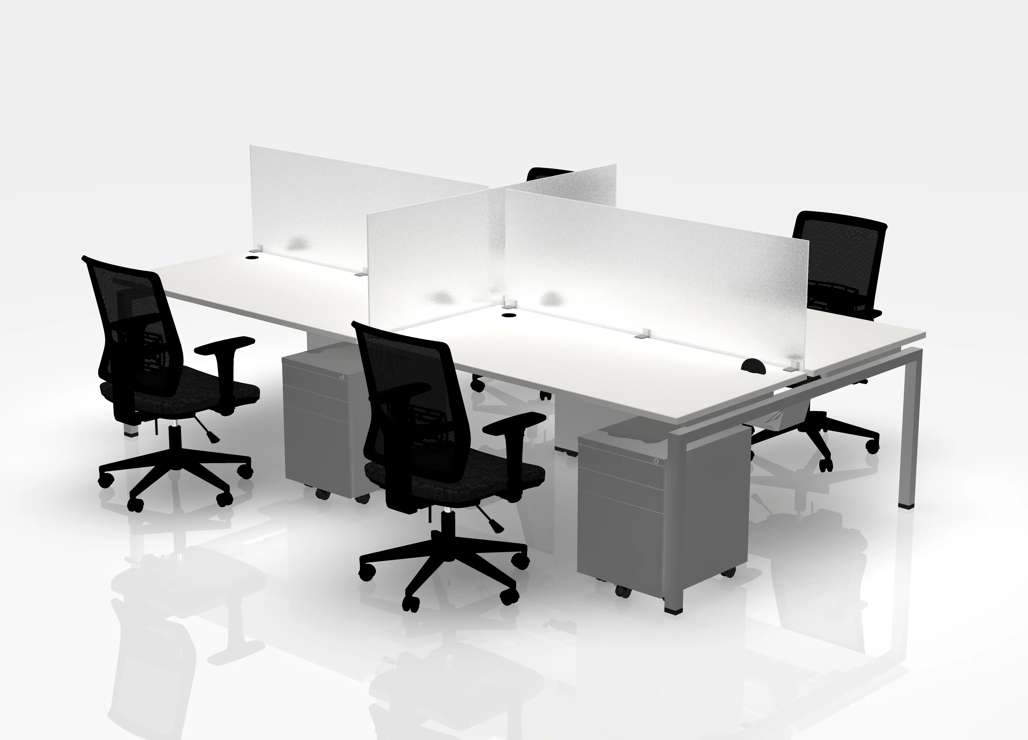24" Jot Desk Bundle - Pod of 4 - Image 38