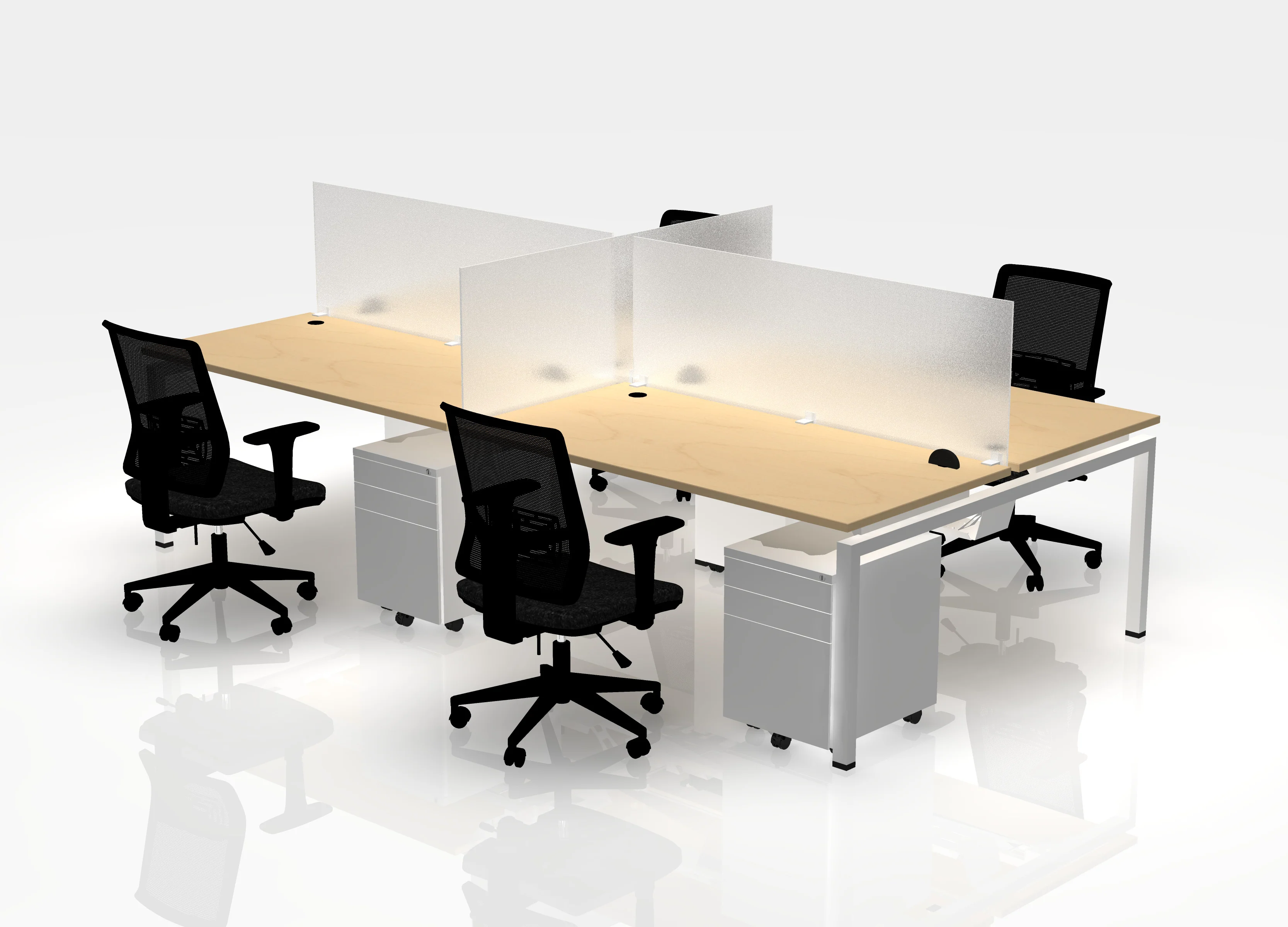 24" Jot Desk Bundle - Pod of 4 - Image 43