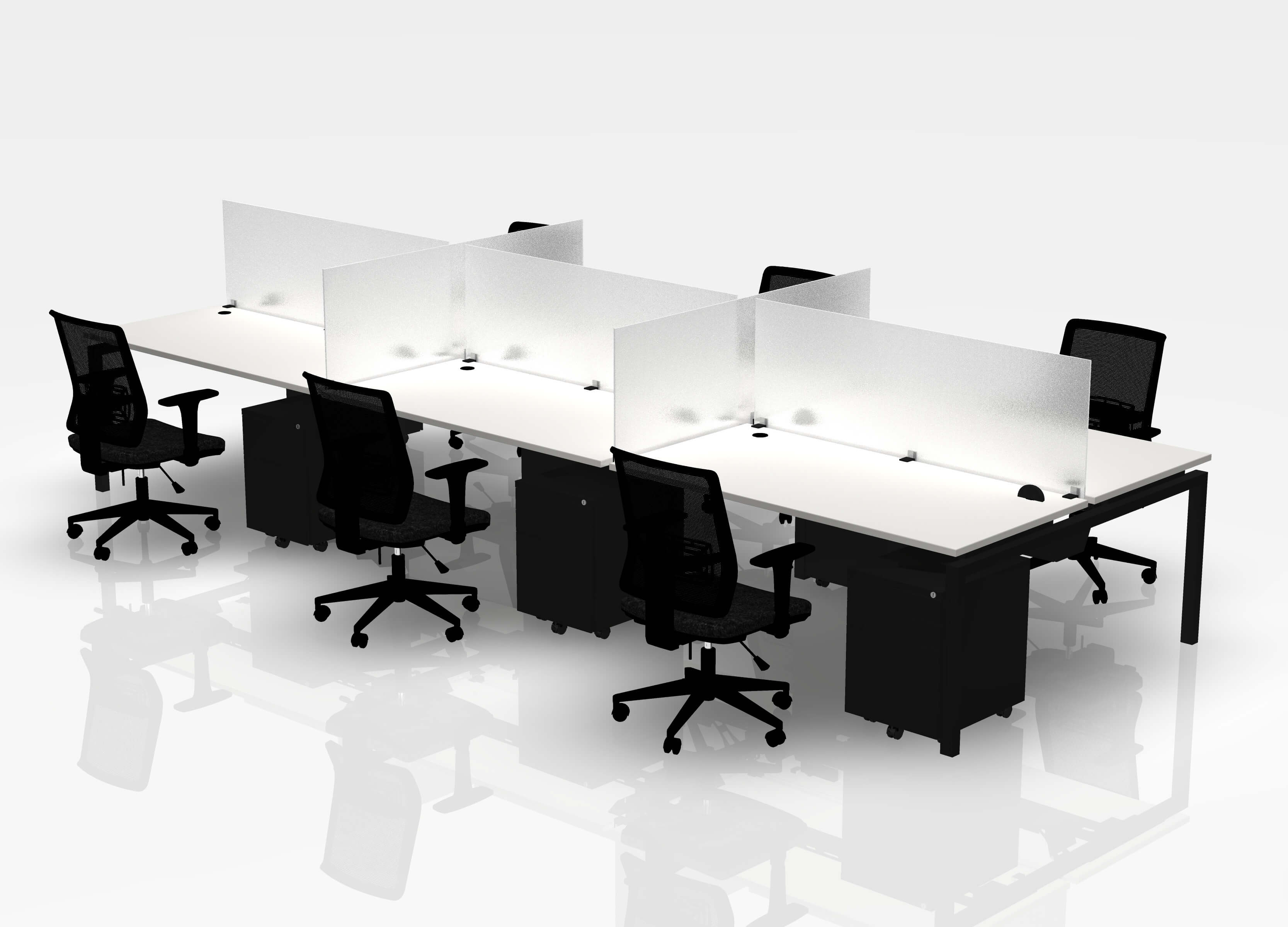 24" Jot Desk Bundle - Pod of 6 - Image 14