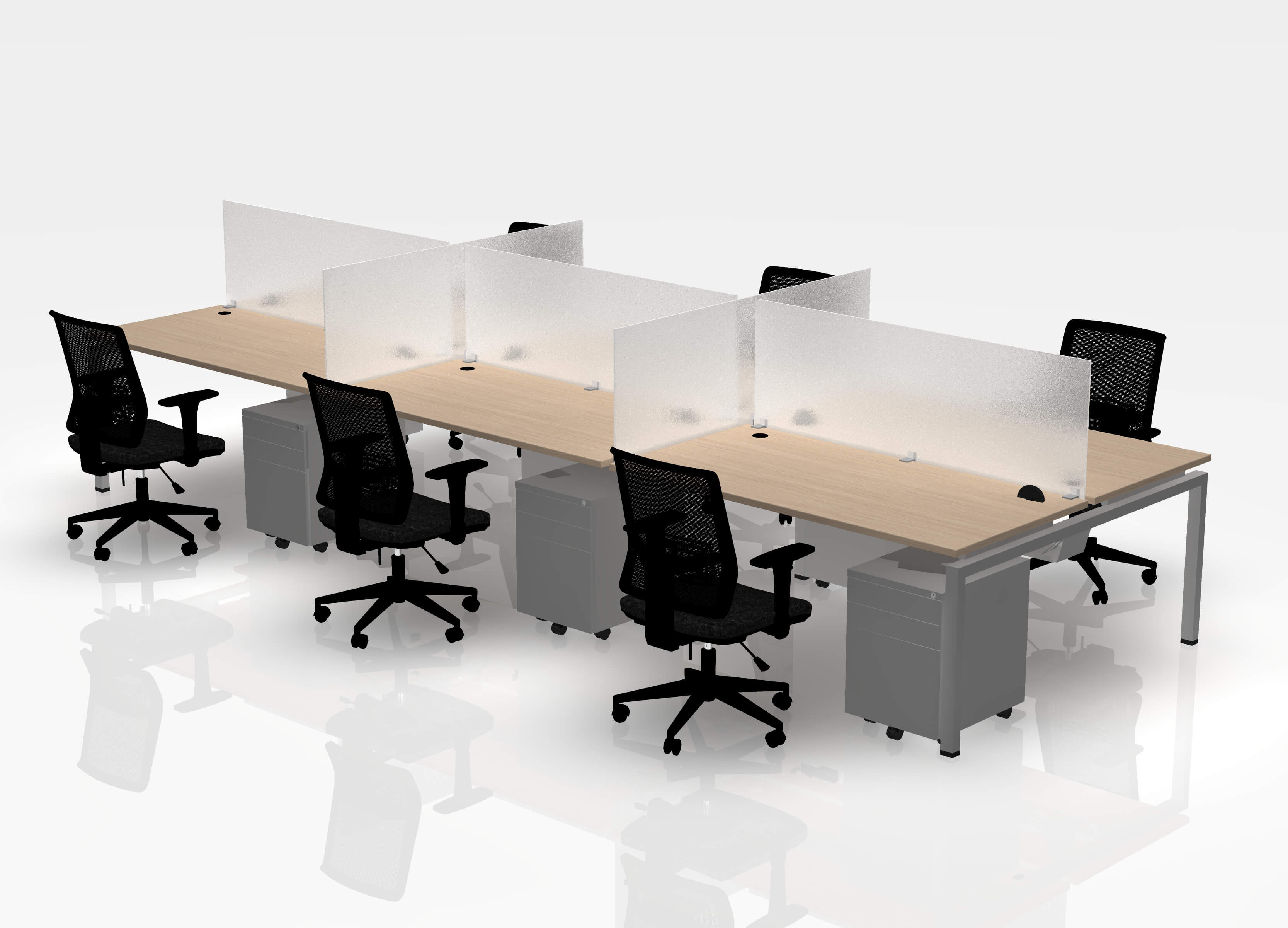 24" Jot Desk Bundle - Pod of 6 - Image 20
