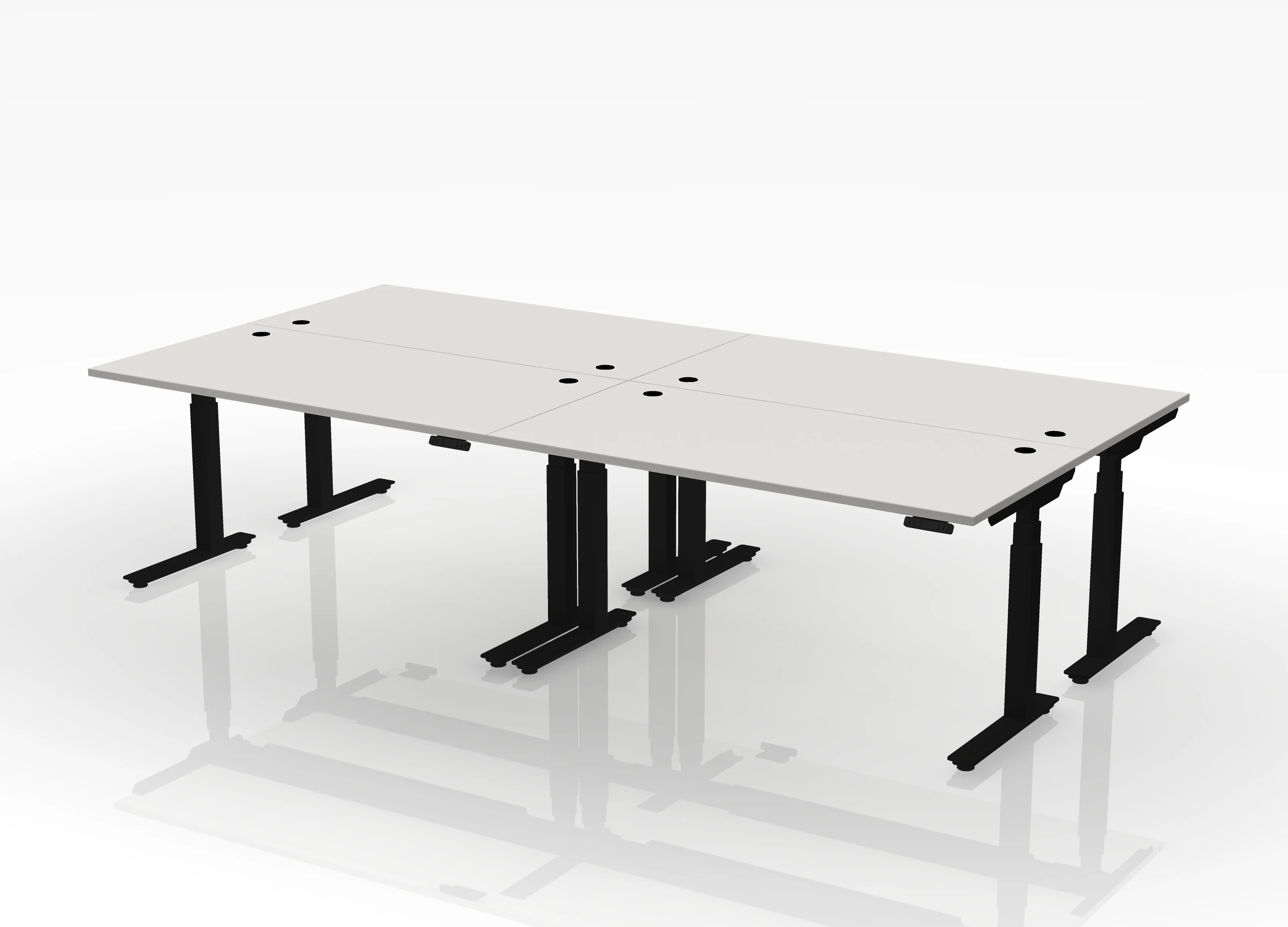 Think Desk Straight (sit to stand) - Pod of 4 - Image 37