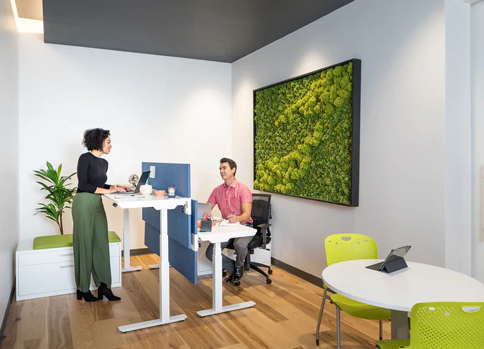 Think Desk Straight (sit to stand) - Pod of 2 - Image 4