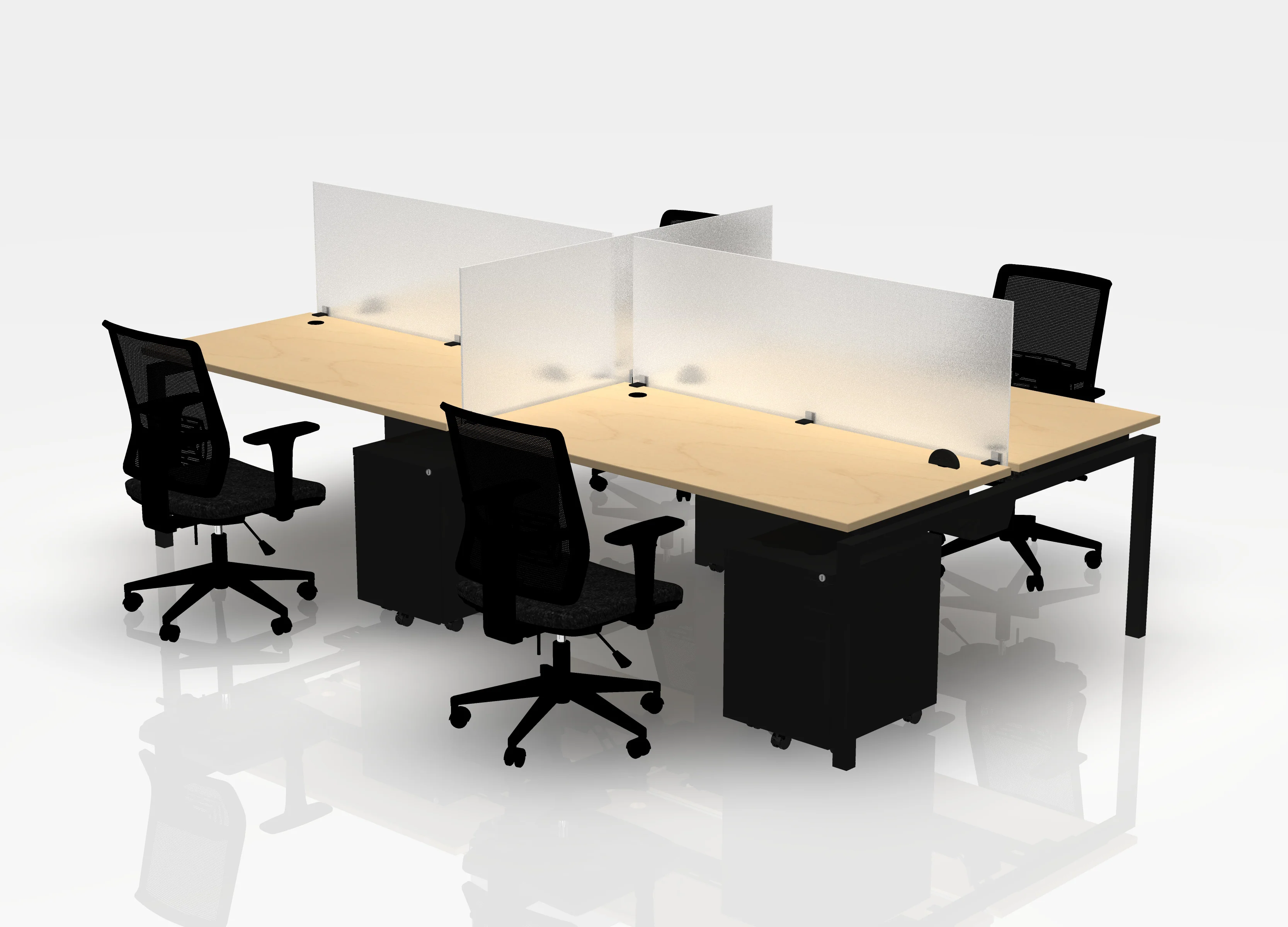 30" Jot Desk Bundle - Pod of 4 - Image 14