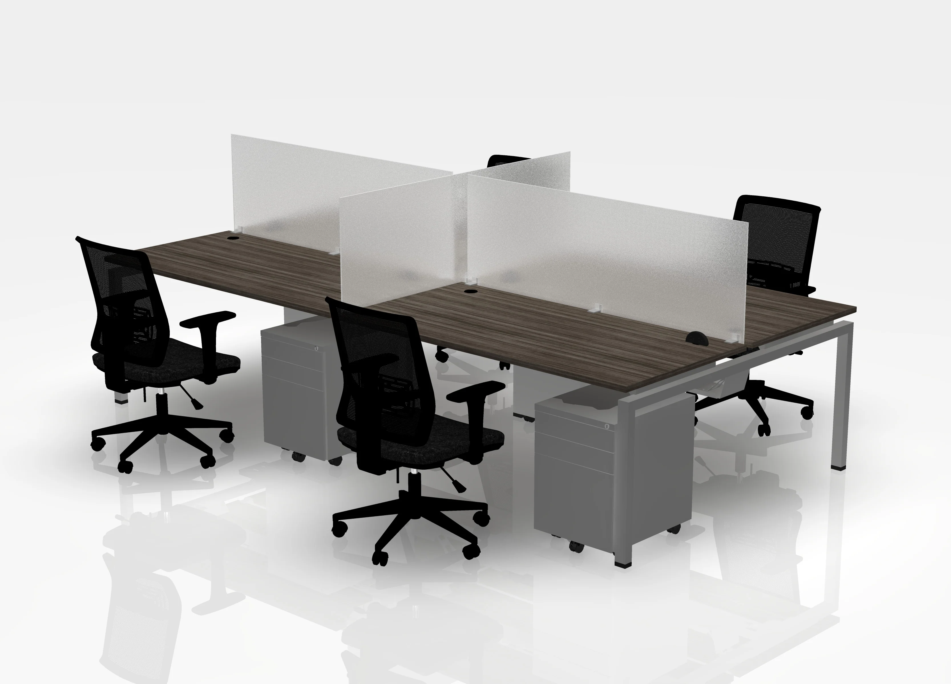 30" Jot Desk Bundle - Pod of 4 - Image 9