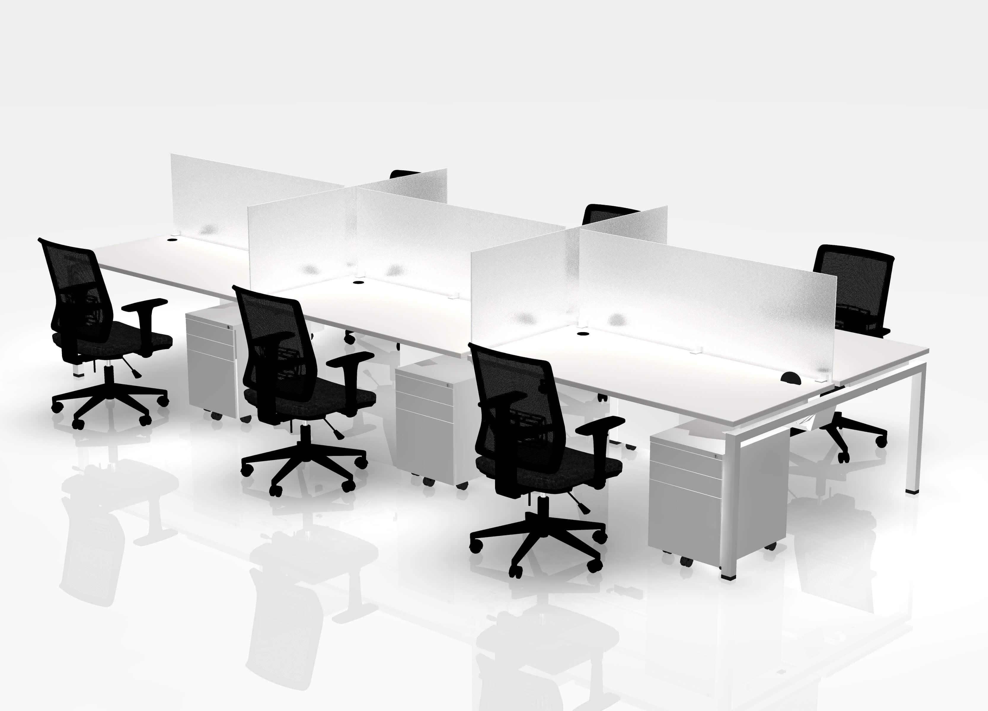 30" Jot Desk Bundle - Pod of 6 - Image 14