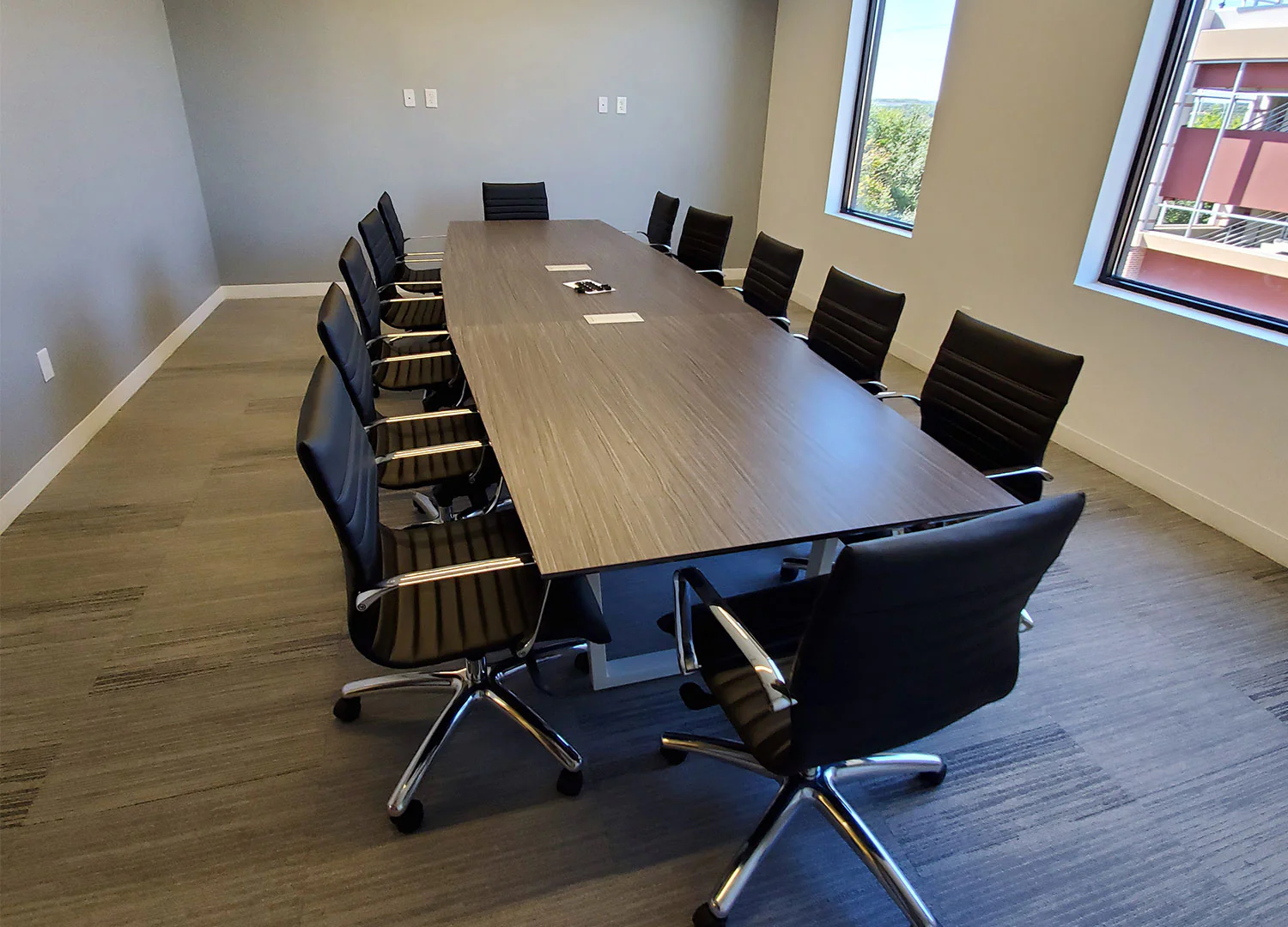 THREE60 Conference Table – Sleigh Leg - Image 4