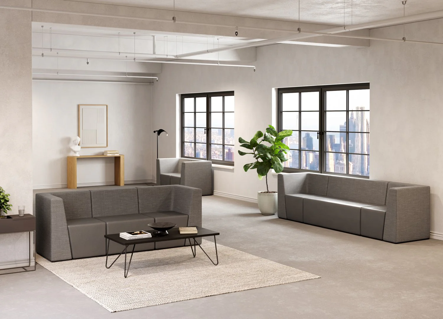 Modular Lounge Seating - 2 Seat Segment - Image 12