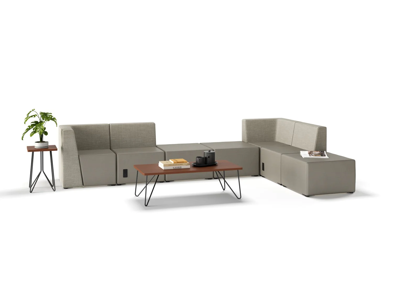 Modular Lounge Seating - 2 Seat Segment - Image 24