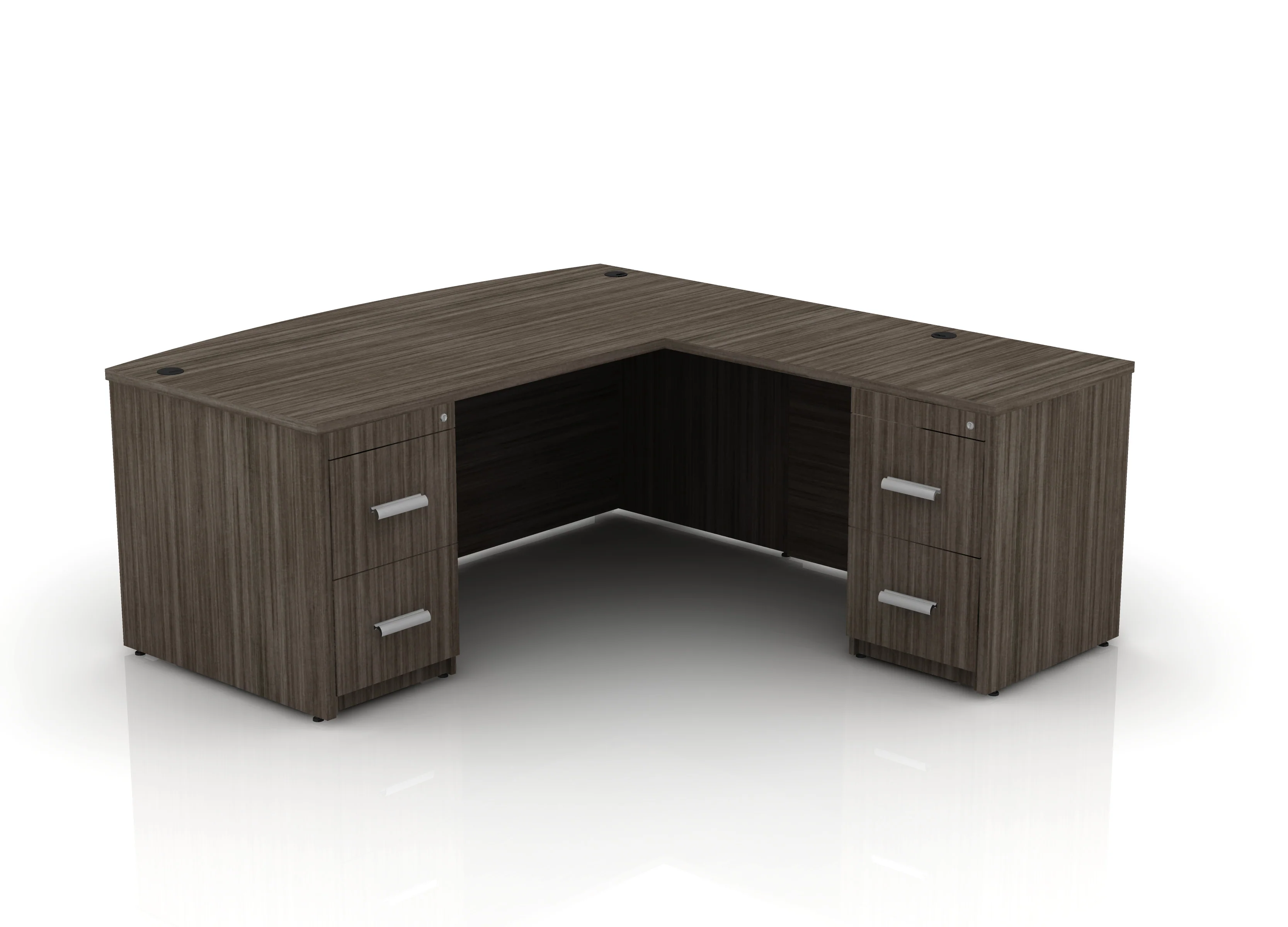 EDGE 71" Bow-Front L-Shape Desk - Image 16
