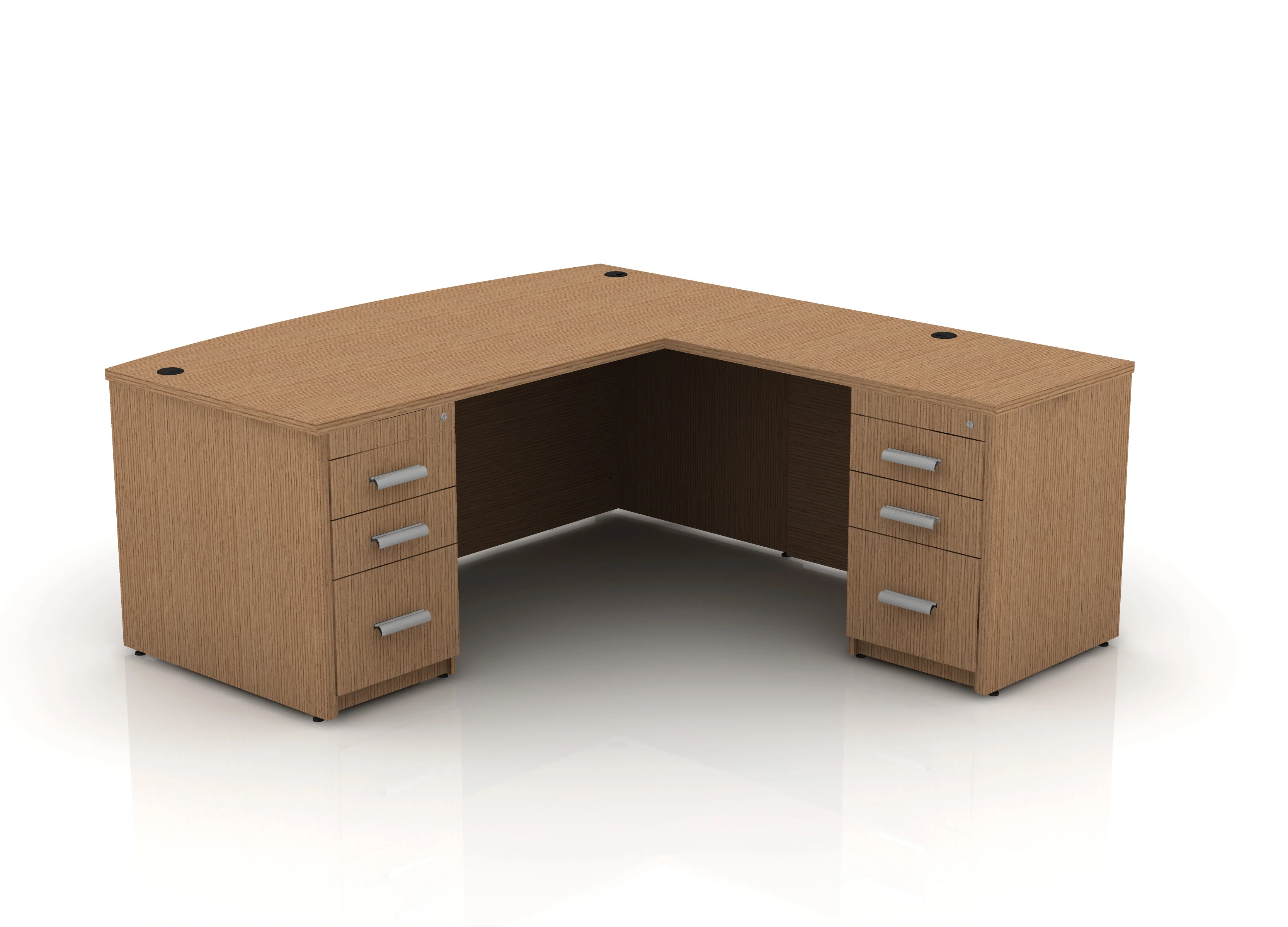 EDGE 71" Bow-Front L-Shape Desk - Image 24