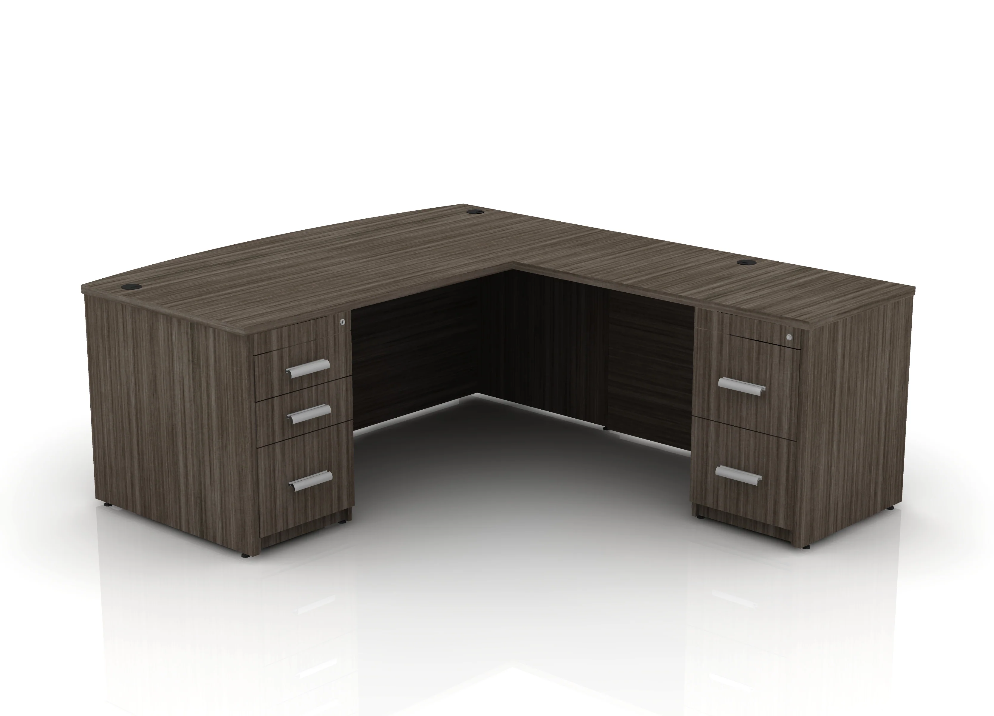 EDGE 71" Bow-Front L-Shape Desk - Image 28