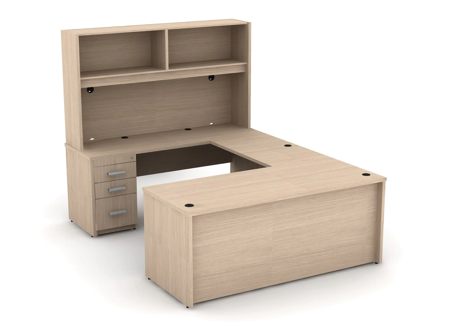 EDGE 71" U-Shape Desk - Image 36