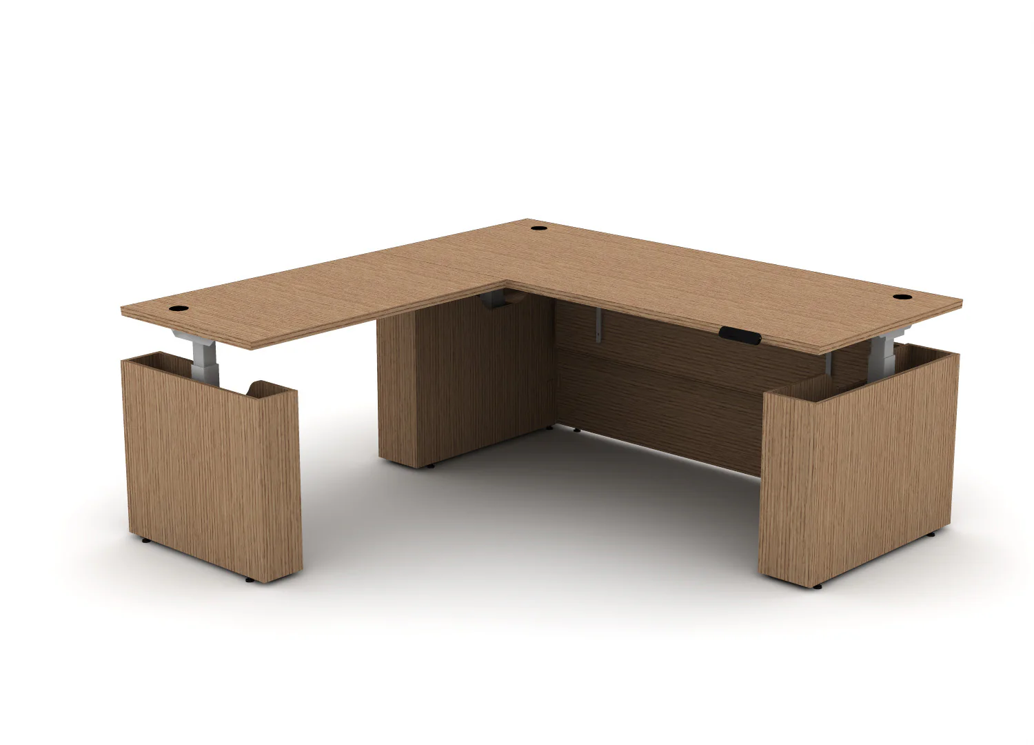 EDGE Height-Adjustable Desk L-Shape - Image 15