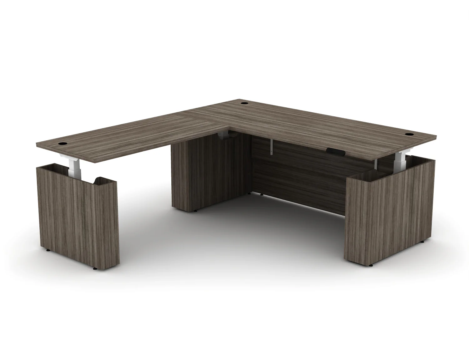 EDGE Height-Adjustable Desk L-Shape - Image 19