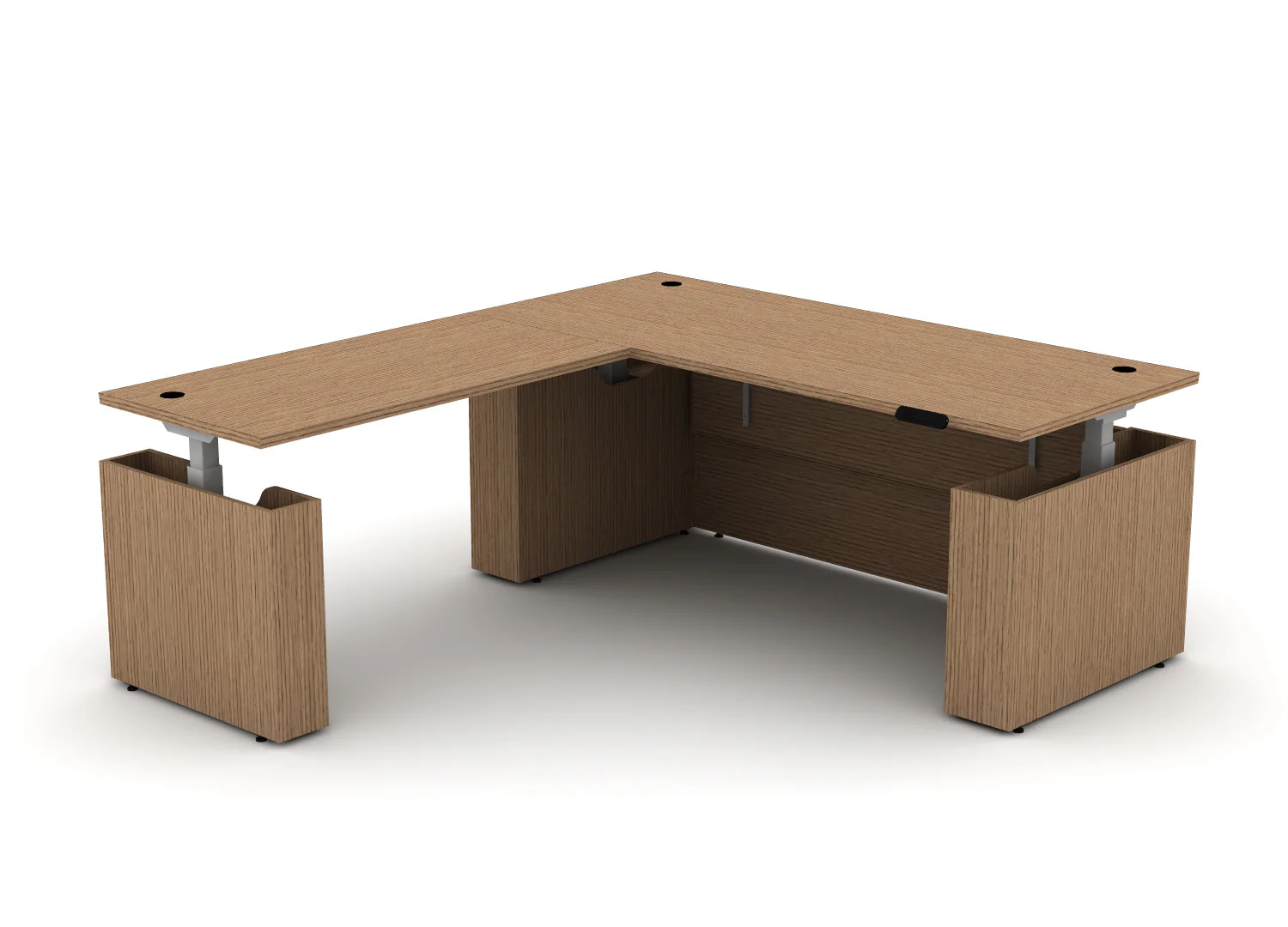 EDGE Height-Adjustable Desk L-Shape - Image 24