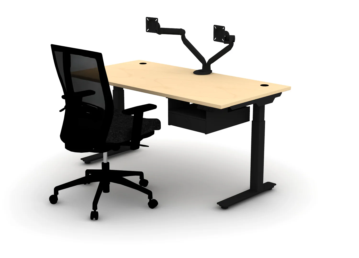 Luxe Office Bundle - Think Desk (sit to stand) - Image 13