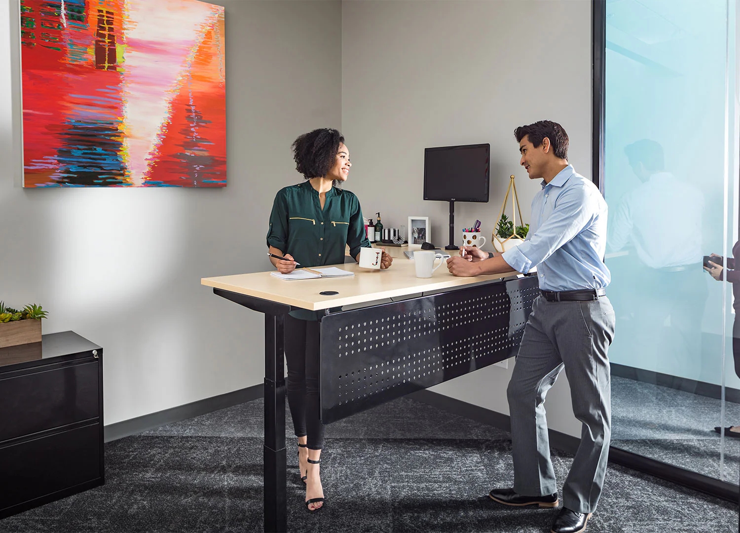 Steel Desk Modesty Panel - Image 3