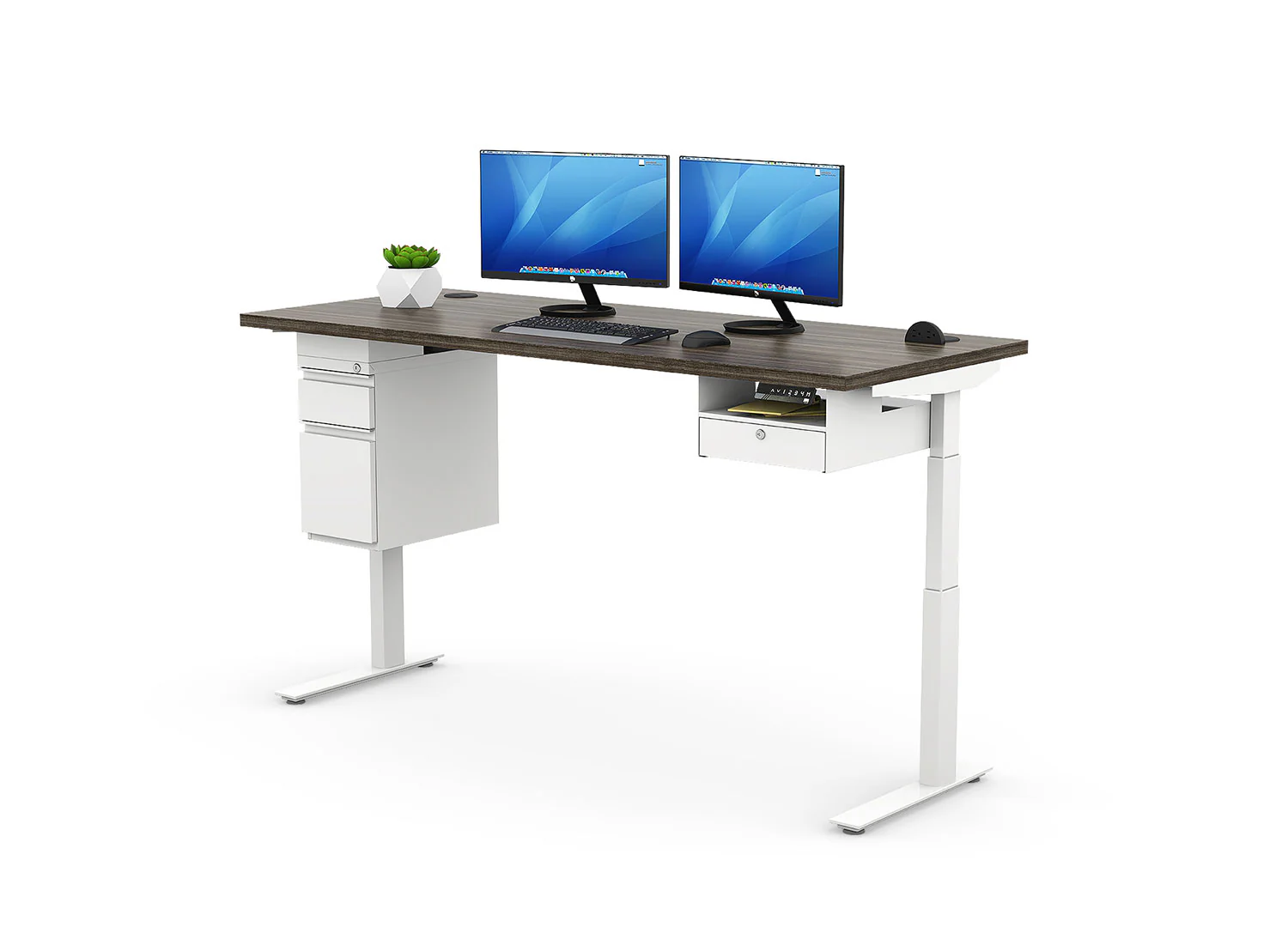 Think Desk (sit to stand) + Chair Bundle - Image 3